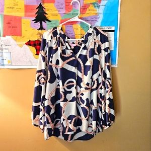 Lilly Pulitzer Silk Size XL Blouse